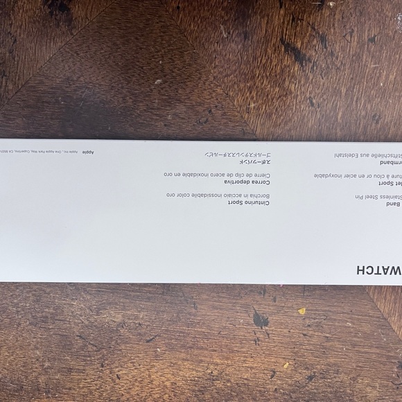 Apple Watch Sport Band - Gold Stainless Steel Pin - Pink Sand (New in Box) - Picture 5 of 15